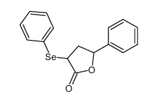 γ-Phenyl-α-phenylseleno-γ-butyrolactone Structure