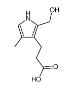 3-(2-(hydroxymethyl)-4-methyl-1H-pyrrol-3-yl)propanoic acid结构式