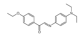 2-[4-(diethylamino)phenyl]imino-1-(4-ethoxyphenyl)ethanone结构式