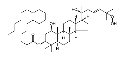 1β,20-(S)-dihydroxy-25-hydroperoxydammar-23(24)-ene-3β-O-stearate结构式