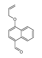 4-prop-2-enoxynaphthalene-1-carbaldehyde结构式