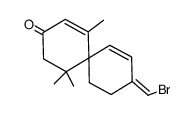 (+/-)-(Z)-9-(Bromomethylene)-1,5,5-trimethylspiro<5.5>undeca-1,7-dien-3-one Structure