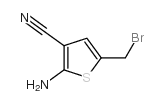 2-氨基-5-(溴甲基 )噻吩-3-甲腈结构式