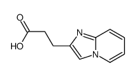 3-咪唑并[1,2-a]吡啶-2-基丙酸结构式