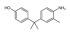 4-[2-(4-amino-3-methylphenyl)propan-2-yl]phenol Structure