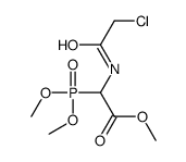 methyl 2-[(2-chloroacetyl)amino]-2-dimethoxyphosphorylacetate结构式
