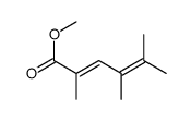 methyl 2,4,5-trimethylhexa-2,4-dienoate结构式