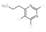 2,4,5-trichloro-6-propyl-pyrimidine Structure
