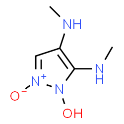 1H-Pyrazole-4,5-diamine,1-hydroxy-N4,N5-dimethyl-,2-oxide picture