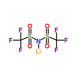 双三氟甲基磺酰亚胺锂结构式