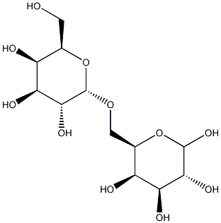6-O-ALPHA-D-吡喃半乳糖基-D-吡喃半乳糖结构式