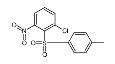 1-chloro-2-(4-methylphenyl)sulfonyl-3-nitrobenzene结构式
