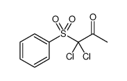 2-Propanone, 1,1-dichloro-1-(phenylsulfonyl)结构式