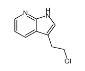 3-(2-氯乙基)-1H-吡咯并[2,3-b]吡啶结构式