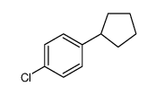 BENZENE, 1-CHLORO-4-CYCLOPENTYL-结构式