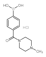 (4-(4-Methylpiperazine-1-Carbonyl)Phenyl)Boronic Acid Hydrochloride Structure
