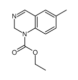 ethyl 6-methyl-2H-quinazoline-1-carboxylate结构式