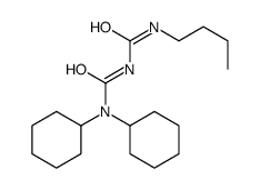 3-(butylcarbamoyl)-1,1-dicyclohexylurea结构式