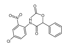 2-((4-chloro-2-nitrophenyl)amino)-2-oxo-1-phenylethyl acetate Structure