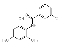 Benzamide,3-chloro-N-(2,4,6-trimethylphenyl)-结构式