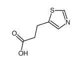 3-(Thiazol-5-yl)propanoic acid Structure