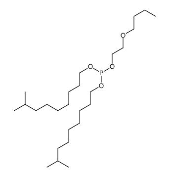 2-butoxyethyl diisodecyl phosphite Structure