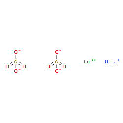 ammonium lutetium(3+) disulphate picture