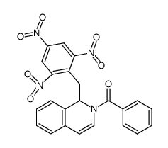 2-benzoyl-1-(2',4',6'-trinitrobenzyl)-1,2-dihydroisoquinoline Structure