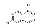 2-氯-5-硝基-4-吡啶甲醛结构式