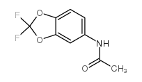 N-(2,2-二氟苯并[1,3]二氧杂-5-基)乙酰胺结构式