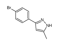 5-(4-Bromophenyl)-3-methyl-1H-pyrazole Structure