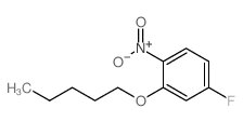 4-Fluoro-1-nitro-2-(pentyloxy)benzene Structure