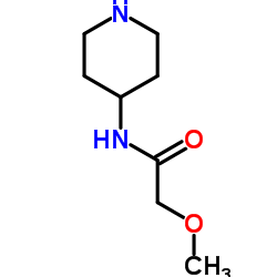 2-methoxy-N-piperidin-4-ylacetamide Structure