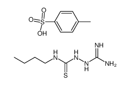 (3-butyl-thioureido)-guanidine, toluene-4-sulfonate Structure