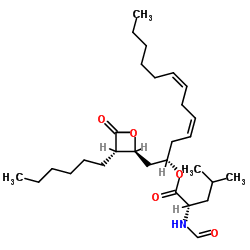 (-)-Lipstatin structure