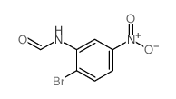 N-(2-溴-5-硝基苯基)甲酰胺结构式