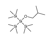 isobutyloxy-[tris(trimethylsilyl)silane] Structure