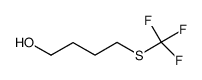 4-(trifluoromethylthio)butan-1-ol结构式