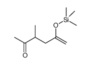 3-methyl-5-((trimethylsilyl)oxy)hex-5-en-2-one结构式
