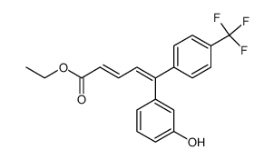 Ethyl (2E,4Z)-5-(3-hydroxyphenyl)-5-[4-(trifluoromethyl)phenyl]-2,4-pentadienoate Structure