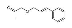 (cinnamyloxy)acetone结构式
