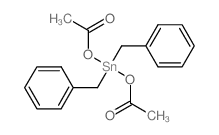 Stannane,bis(acetyloxy)bis(phenylmethyl)- (9CI) Structure