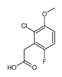 2-(2-chloro-6-fluoro-3-methoxy-phenyl)acetic acid Structure