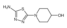 1-(5-amino-1,3,4-thiadiazol-2-yl)piperidin-4-ol Structure