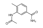 3-acetylamino-4-methyl-benzoic acid amide结构式