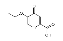 5-ethoxy-4-oxo-4H-pyran-2-carboxylic acid结构式