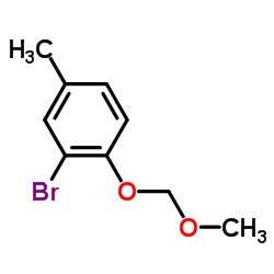2-溴-1-(甲氧基甲氧基)-4-甲基苯结构式