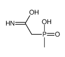 (2-amino-2-oxoethyl)-methylphosphinic acid Structure