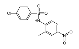 4-Chloro-N-(2-methyl-4-nitrophenyl)benzenesulfonamide结构式