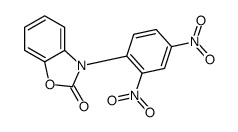 3-(2,4-dinitrophenyl)-1,3-benzoxazol-2-one结构式